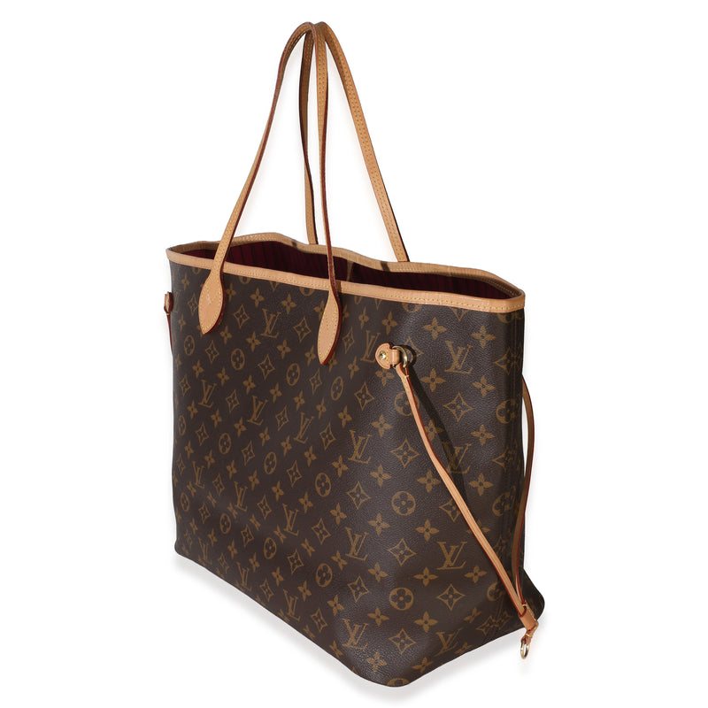 Louis Vuitton Monogram Canvas Neverfull Gm Brown Handbag
