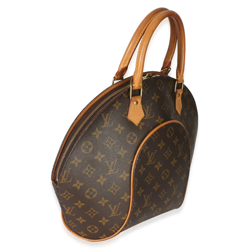 Louis Vuitton Vintage Monogram Canvas Ellipse Mm Brown Handbag