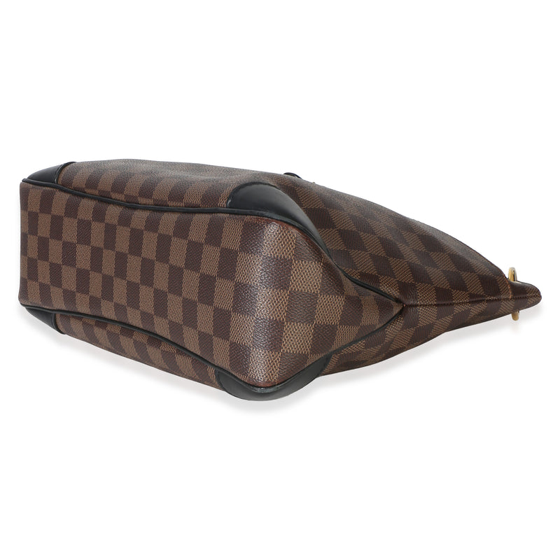 Louis Vuitton Black Damier Ebene Canvas Odeon Mm Brown Handbag
