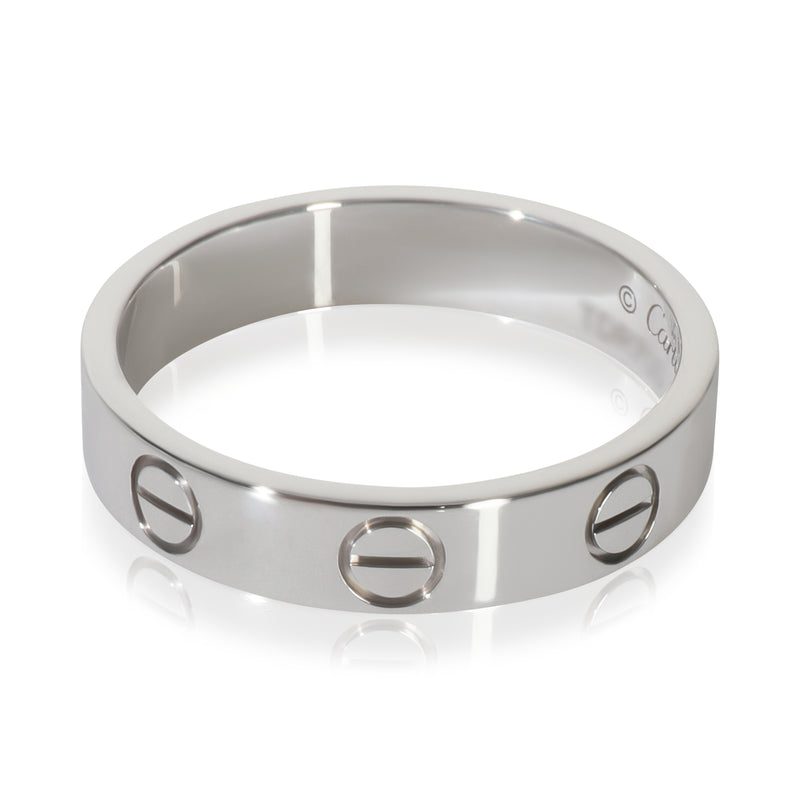 Cartier White Gold Small Model Love Ring 18k