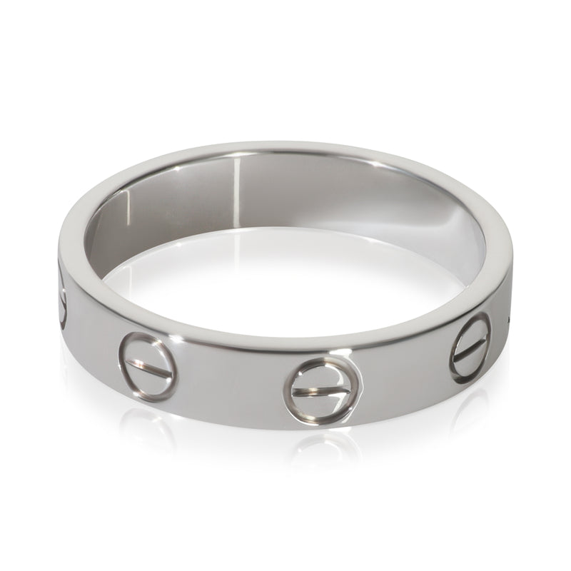 Cartier White Gold Small Model Love Ring 18k