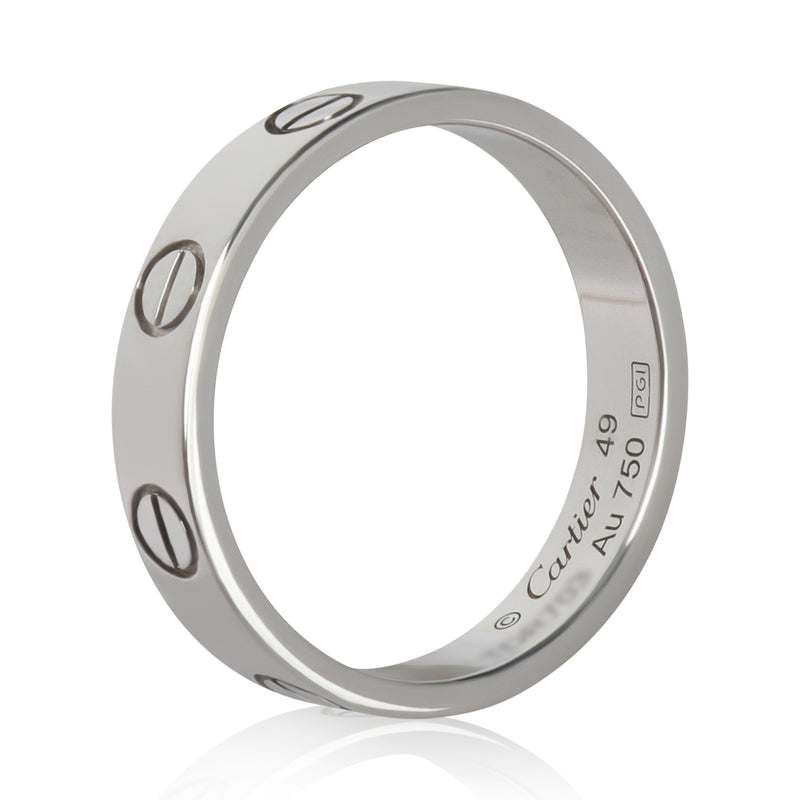 Cartier White Gold Small Model Love Ring 18k
