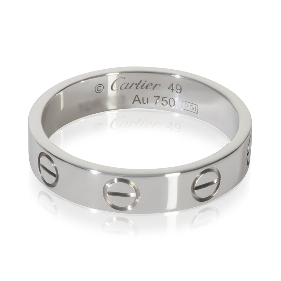 Cartier White Gold Small Model Love Ring 18k