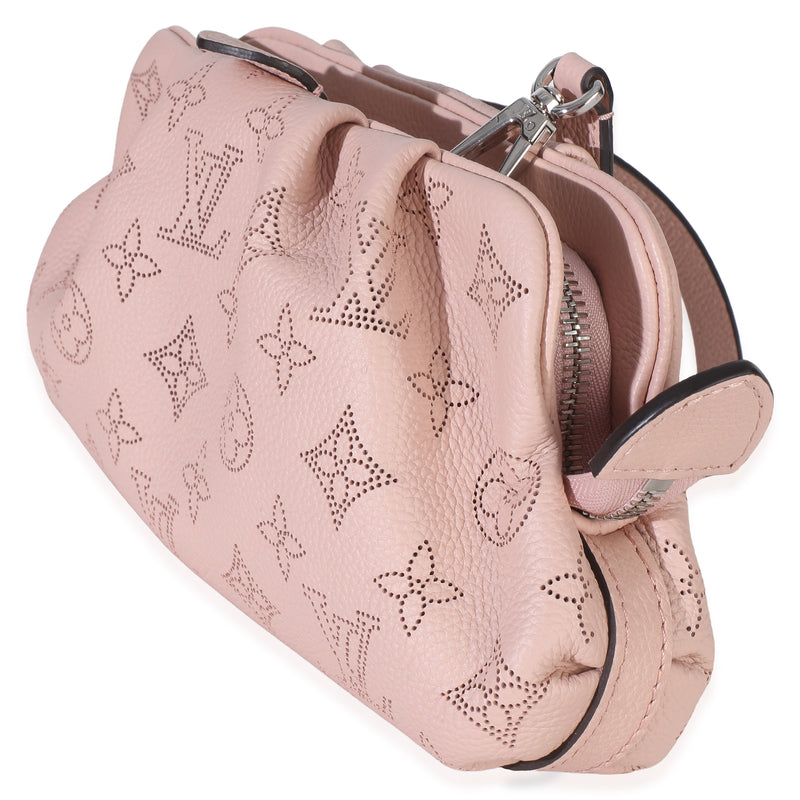 Louis Vuitton Pink Monogram Mahina Scala Mini Pouch Leather Handbag
