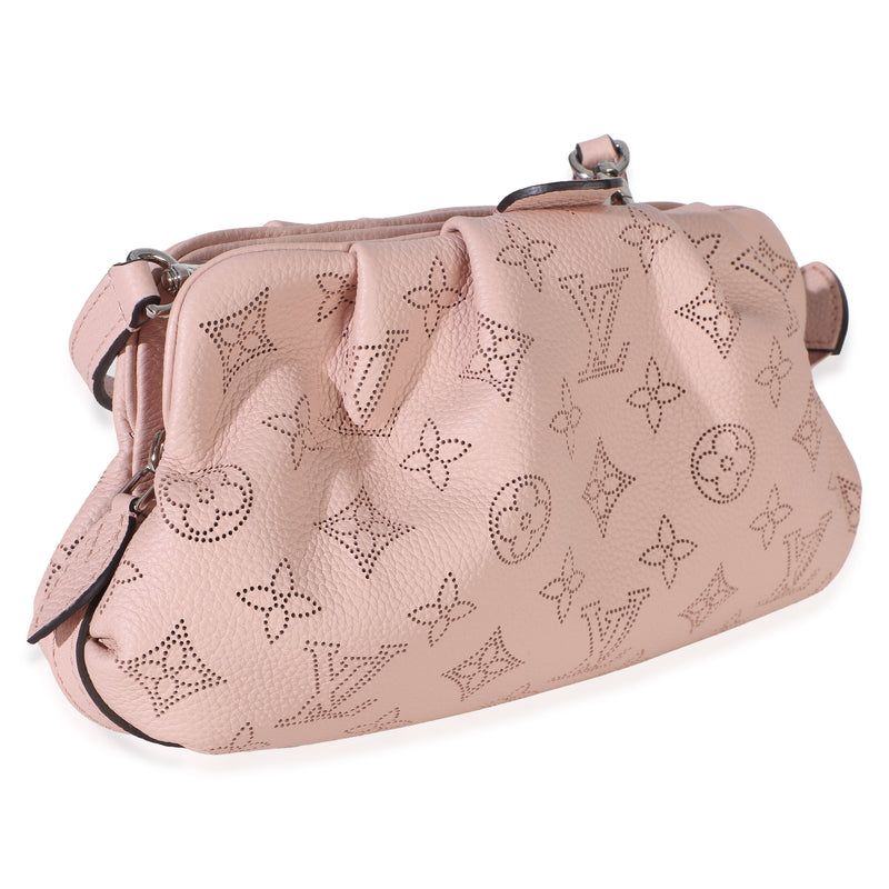 Louis Vuitton Pink Monogram Mahina Scala Mini Pouch Leather Handbag