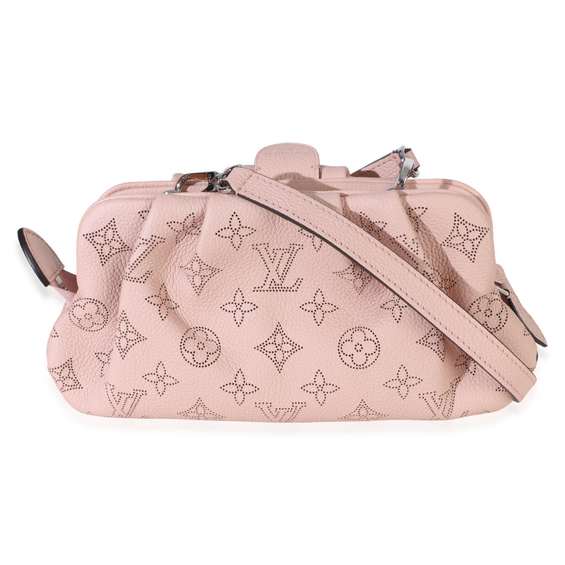 Louis Vuitton Pink Monogram Mahina Scala Mini Pouch Leather Handbag