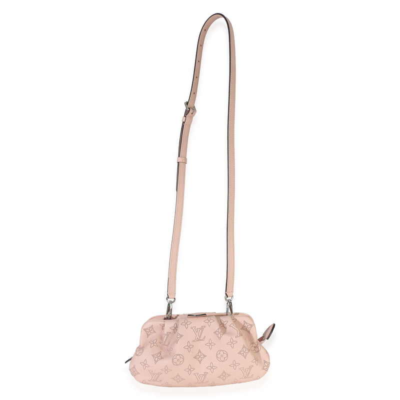 Louis Vuitton Pink Monogram Mahina Scala Mini Pouch Leather Handbag