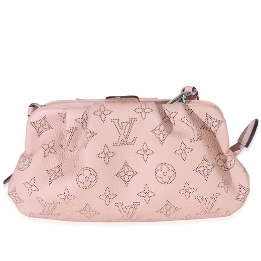 Louis Vuitton Pink Monogram Mahina Scala Mini Pouch Leather Handbag