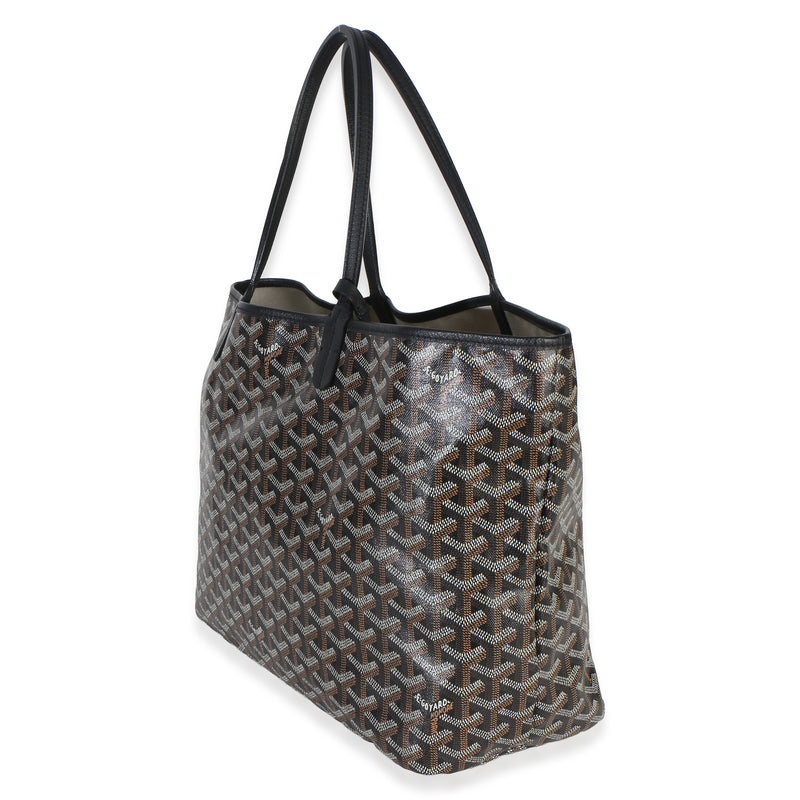 Goyard Black Goyardine Canvas Saint Louis Pm Handbag