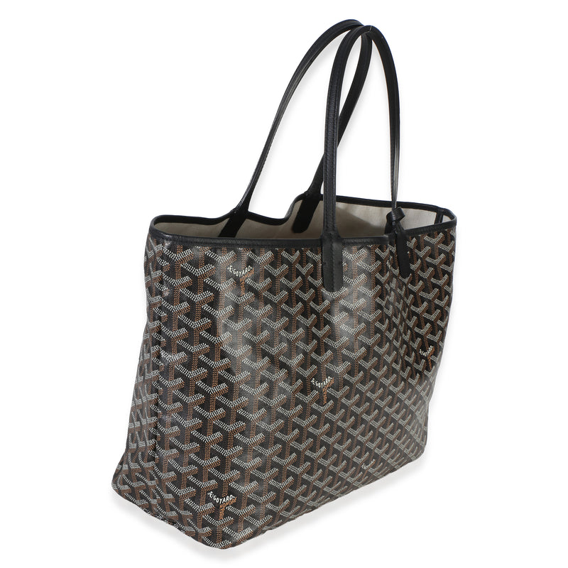 Goyard Black Goyardine Canvas Saint Louis Pm Handbag