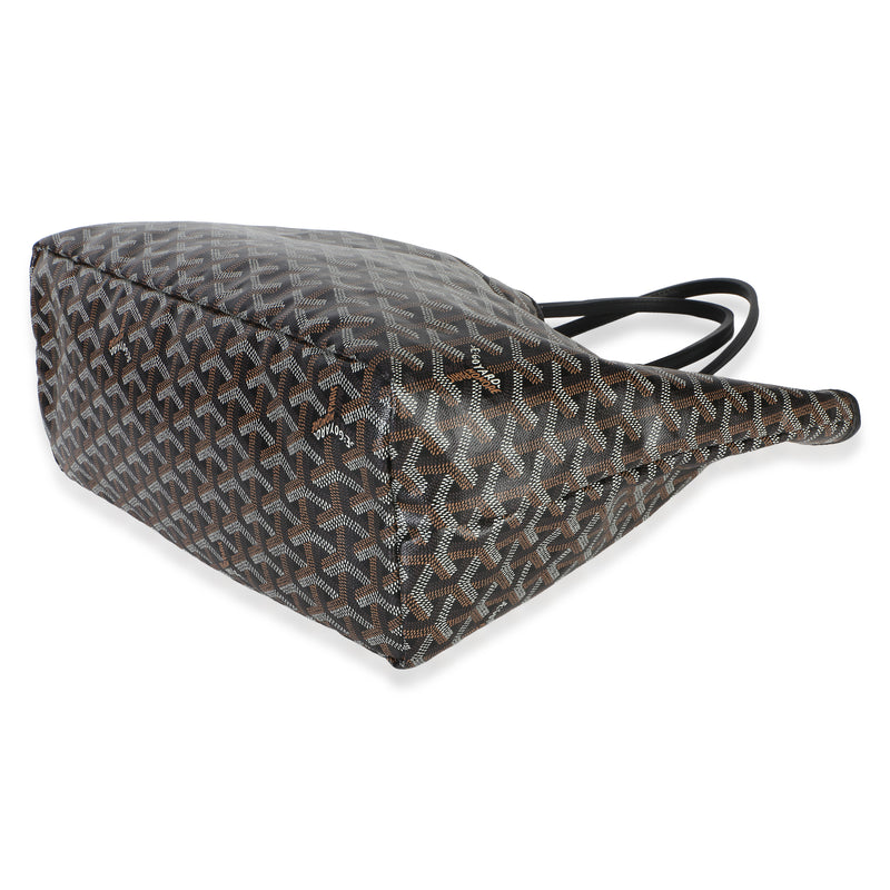 Goyard Black Goyardine Canvas Saint Louis Pm Handbag