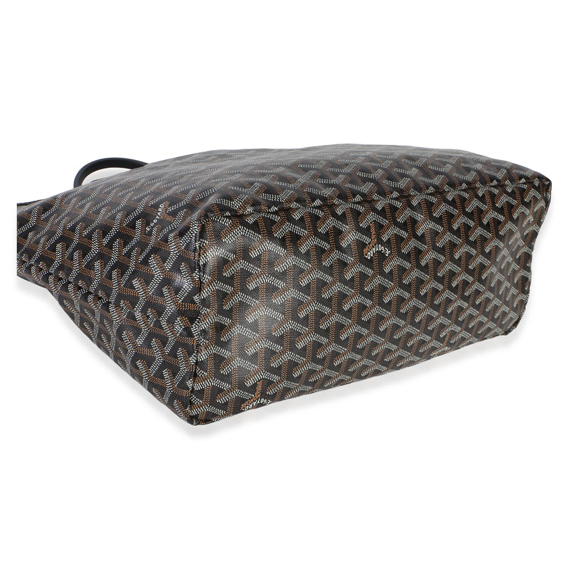 Goyard Black Goyardine Canvas Saint Louis Pm Handbag