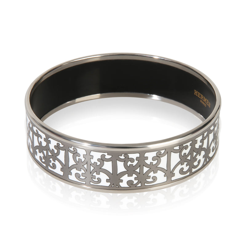 Hermès Wide Enamel Balcons Du Guadalquivir Bracelet