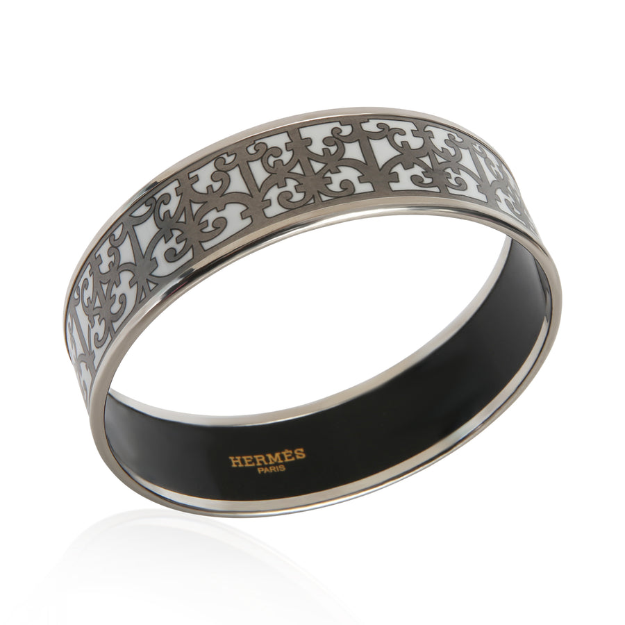 Hermès Wide Enamel Balcons Du Guadalquivir Bracelet
