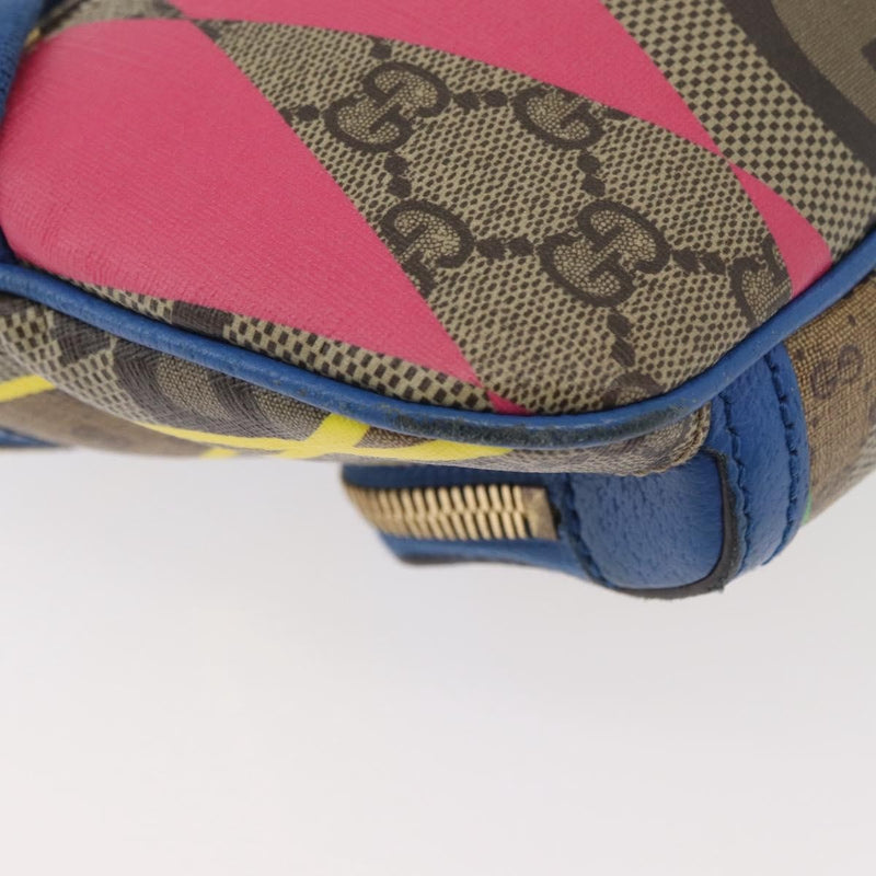 Gucci Gg Rhombus Cuir Multicolour Canvas Bag
