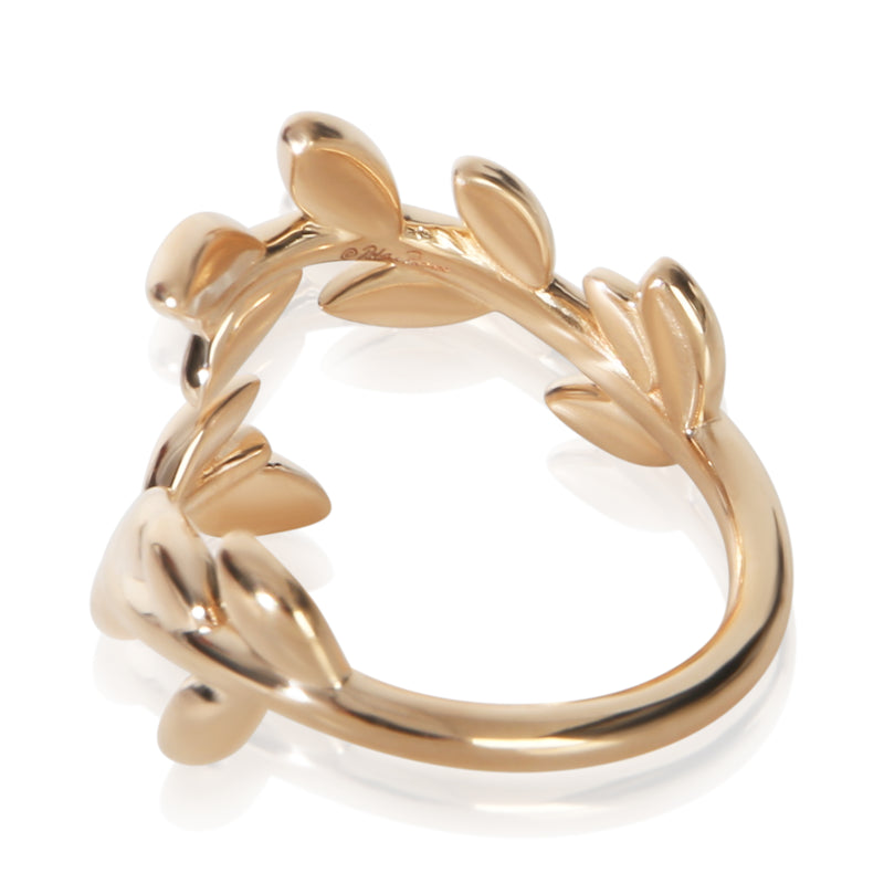 Tiffany & Co. Rose Gold Paloma Picasso Olive Leaf Ring 18k