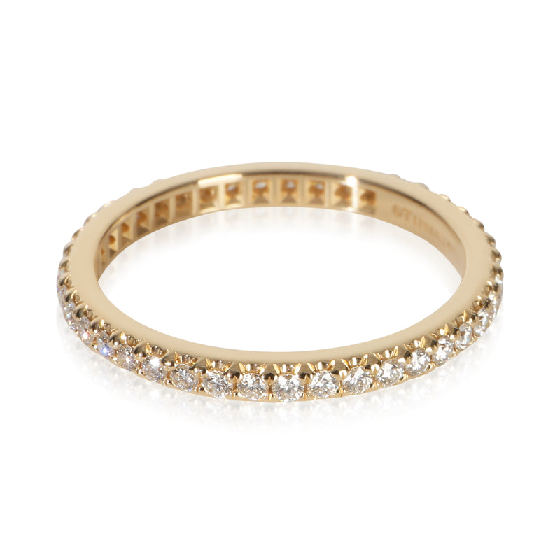 Tiffany & Co. Yellow Gold Diamond Soleste Eternity Band 18k