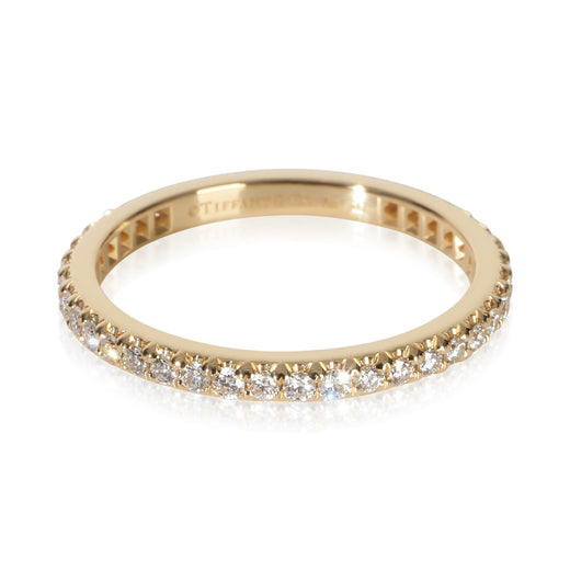 Tiffany & Co. Yellow Gold Diamond Soleste Eternity Band 18k