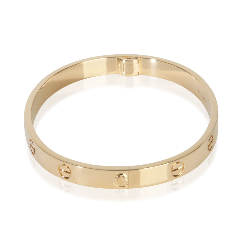 Cartier Yellow Gold Single Screw Love Bracelet 18k