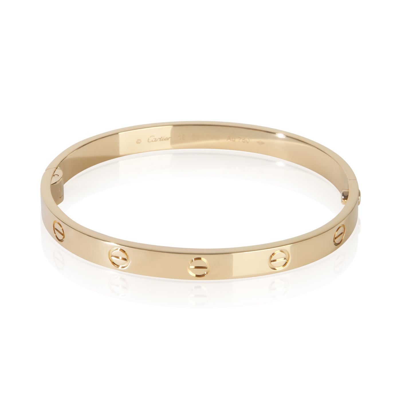 Cartier Yellow Gold Single Screw Love Bracelet 18k