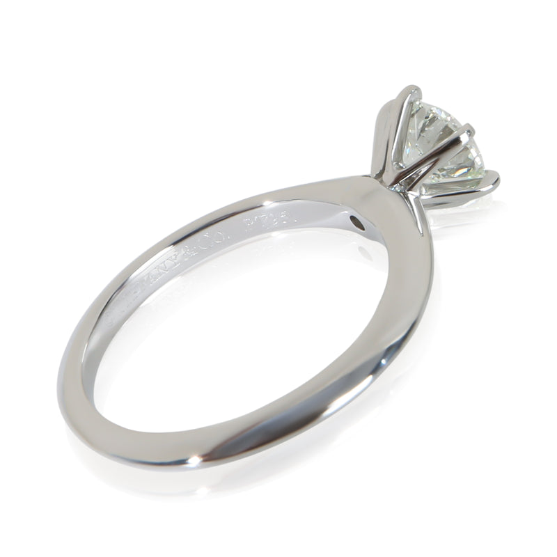 Tiffany & Co. 0.84 Ct Round Brilliant Diamond Engagement Ring 950