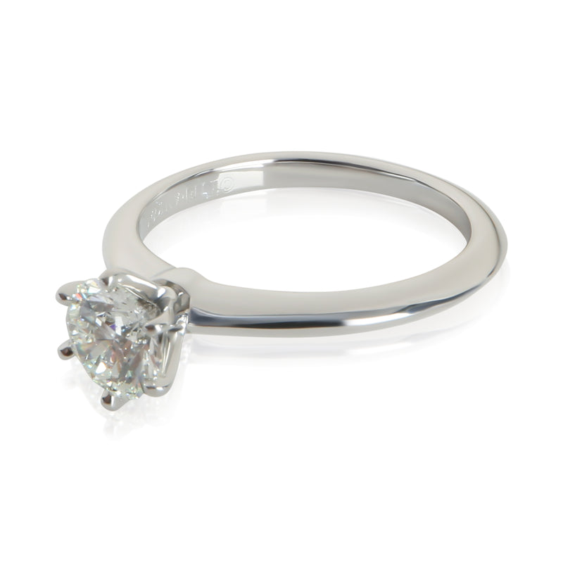Tiffany & Co. 0.84 Ct Round Brilliant Diamond Engagement Ring 950