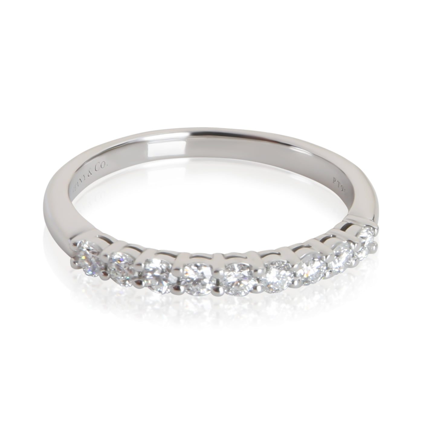 Tiffany & Co. Platinum Diamond Forever Band 950
