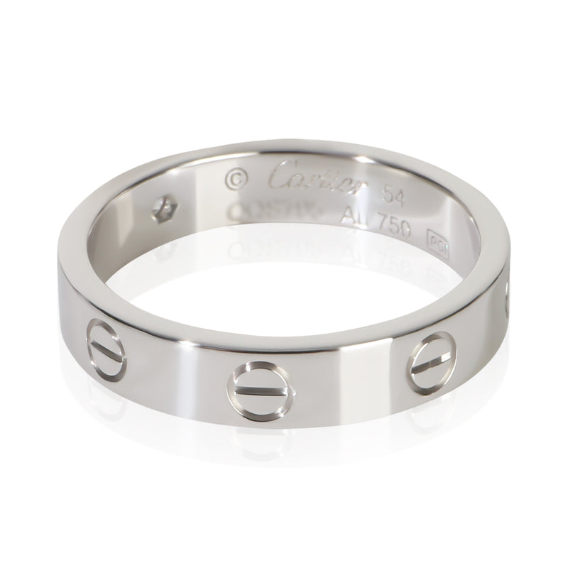 Cartier White Gold Diamond Small Model Love Ring 18k