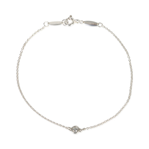 Tiffany & Co. Sterling Silver Diamond Elsa Peretti By The Yard Bracelet 925
