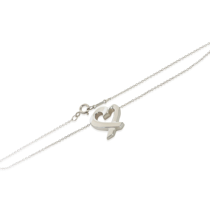 Tiffany & Co. Sterling Silver Paloma Picasso Loving Heart Pendant 925