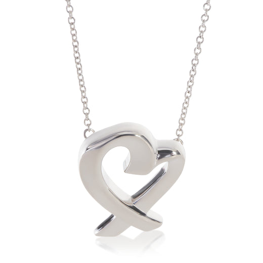 Tiffany & Co. Sterling Silver Paloma Picasso Loving Heart Pendant 925