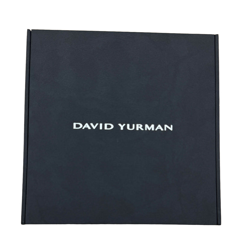 David Yurman Sterling Silver Sculpted Cable Necklace 925