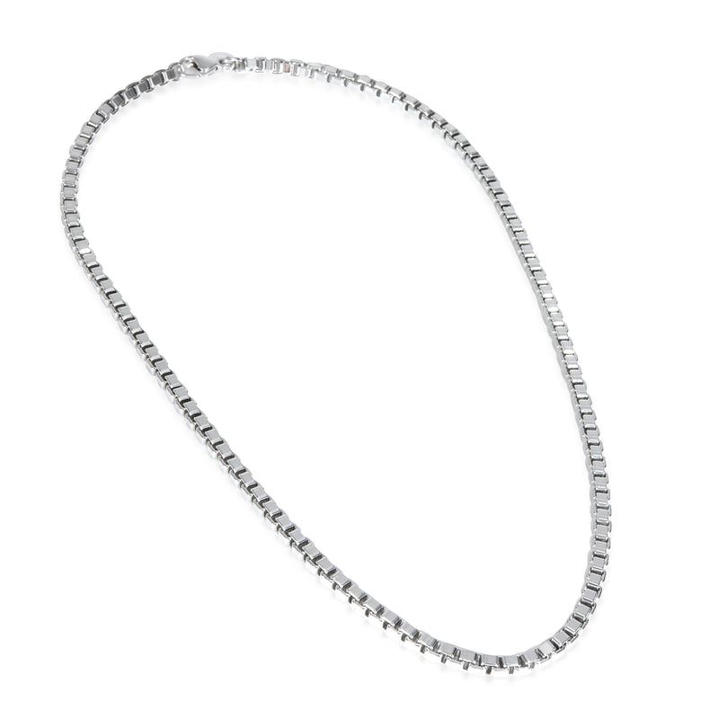 Tiffany & Co. Sterling Silver Venetian Link Necklace 925