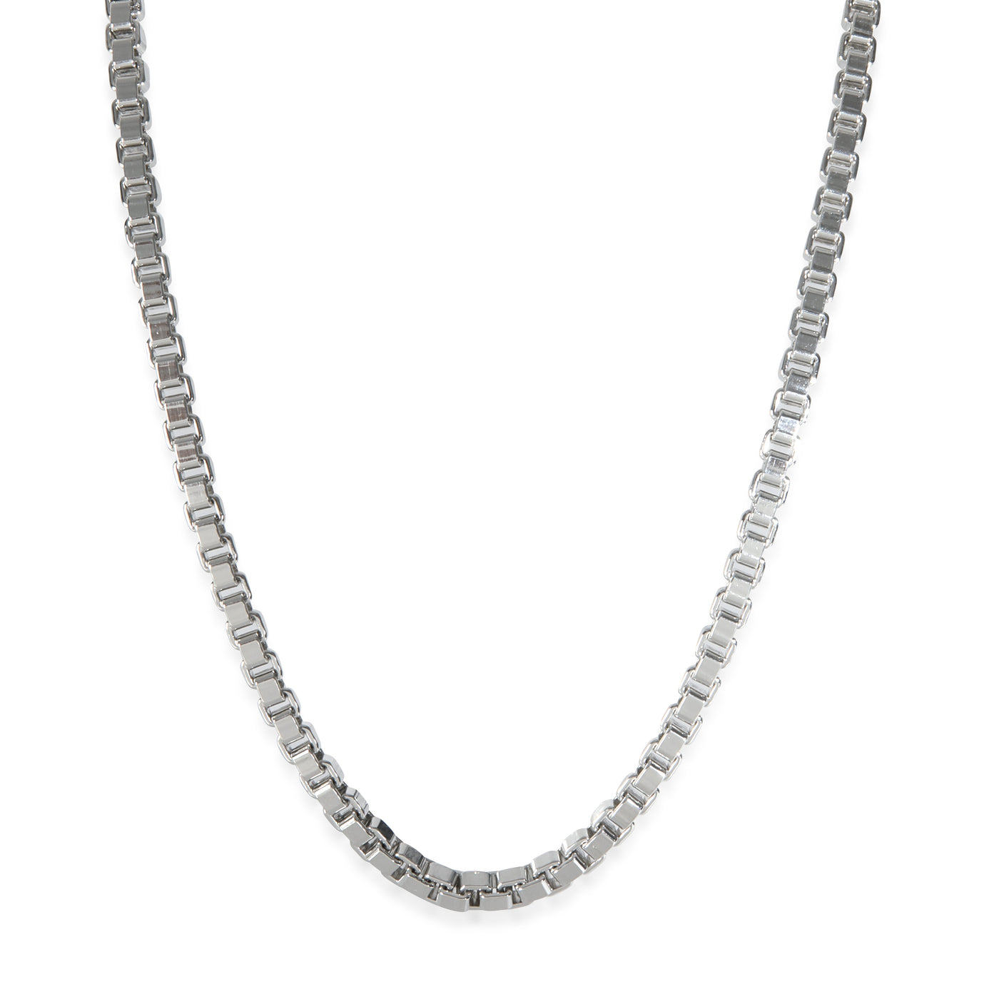 Tiffany & Co. Sterling Silver Venetian Link Necklace 925