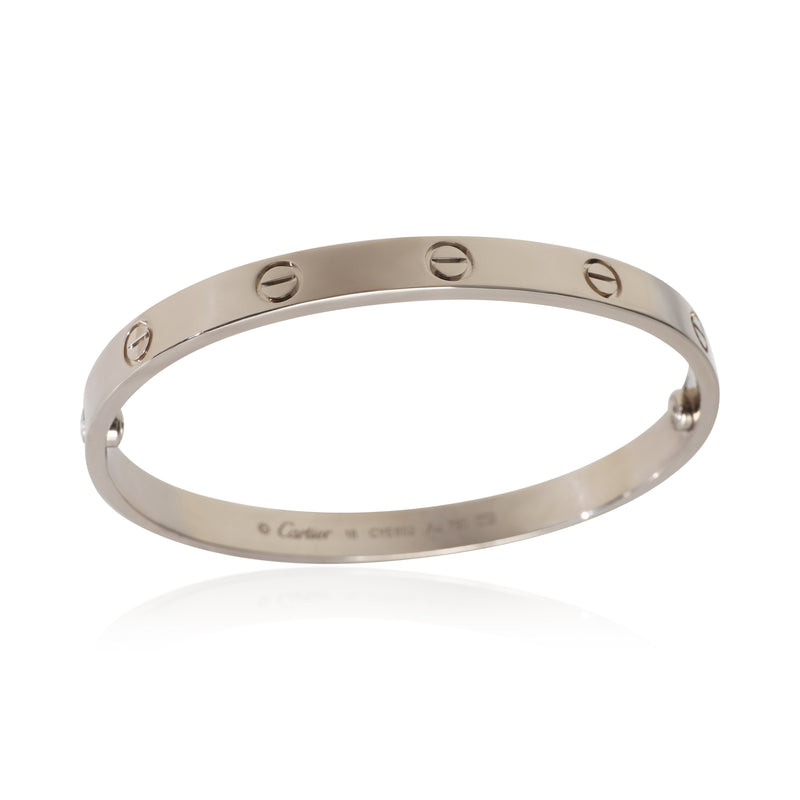 Cartier White Gold Love Bracelet 18k