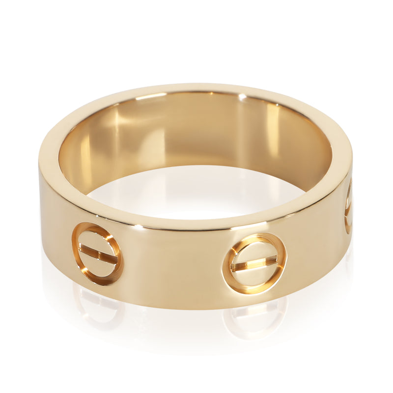 Cartier Yellow Gold Love Ring 18k
