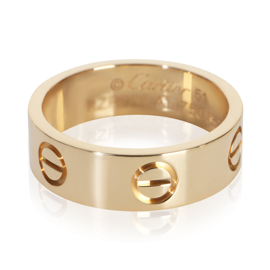 Cartier Yellow Gold Love Ring 18k