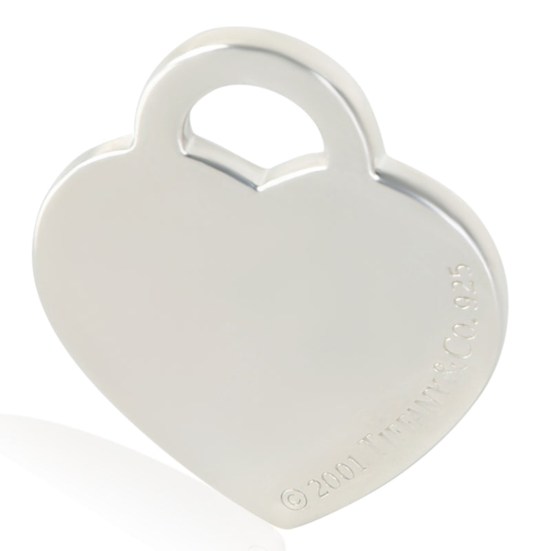Tiffany & Co. Sterling Silver Heart Charm 925 Accessory