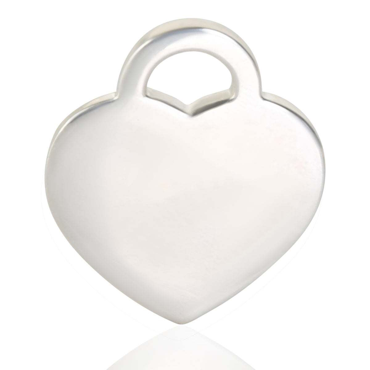 Tiffany & Co. Sterling Silver Heart Charm 925 Accessory