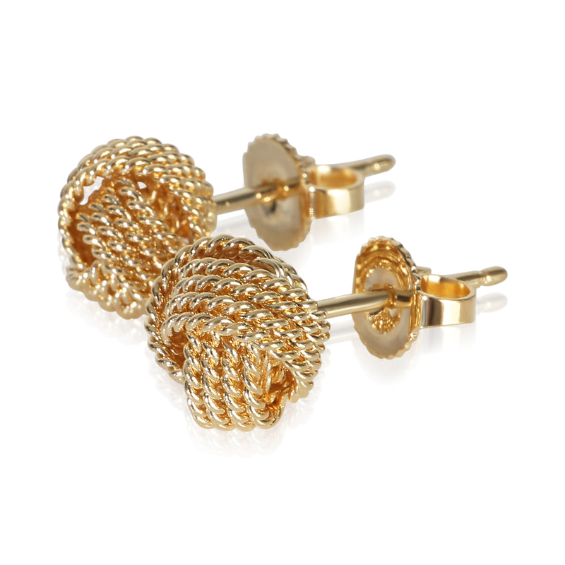 Tiffany & Co. Yellow Gold Knot Earrings 18k