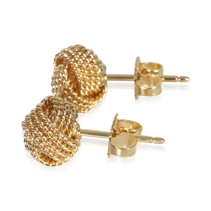 Tiffany & Co. Yellow Gold Knot Earrings 18k