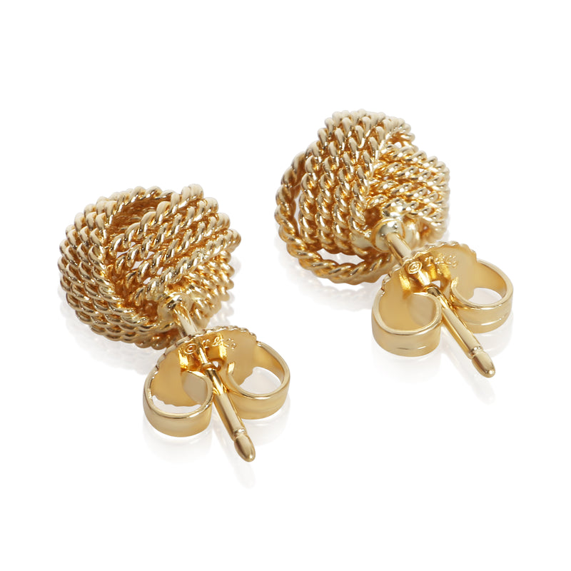 Tiffany & Co. Yellow Gold Knot Earrings 18k