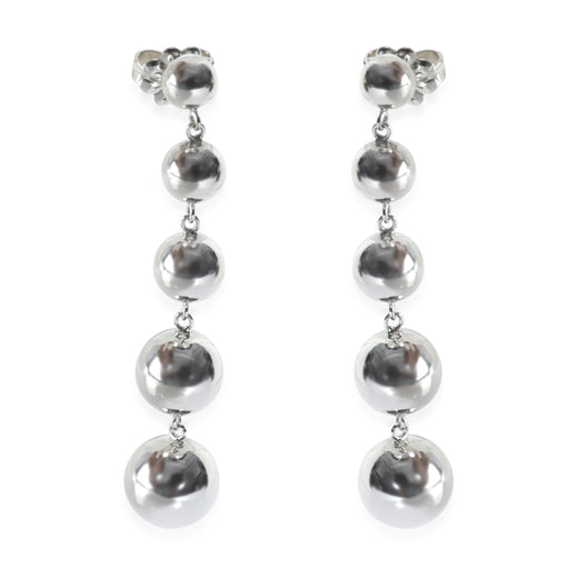 Tiffany & Co. Sterling Silver Hardwear Ball Earrings 925