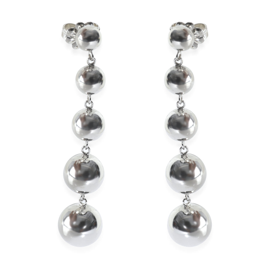 Tiffany & Co. Sterling Silver Hardwear Ball Earrings 925