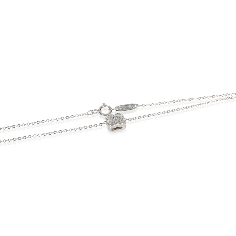 Tiffany & Co. Sterling Silver Diamond Lace Pendant 925
