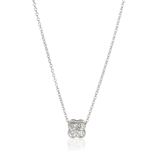Tiffany & Co. Sterling Silver Diamond Lace Pendant 925
