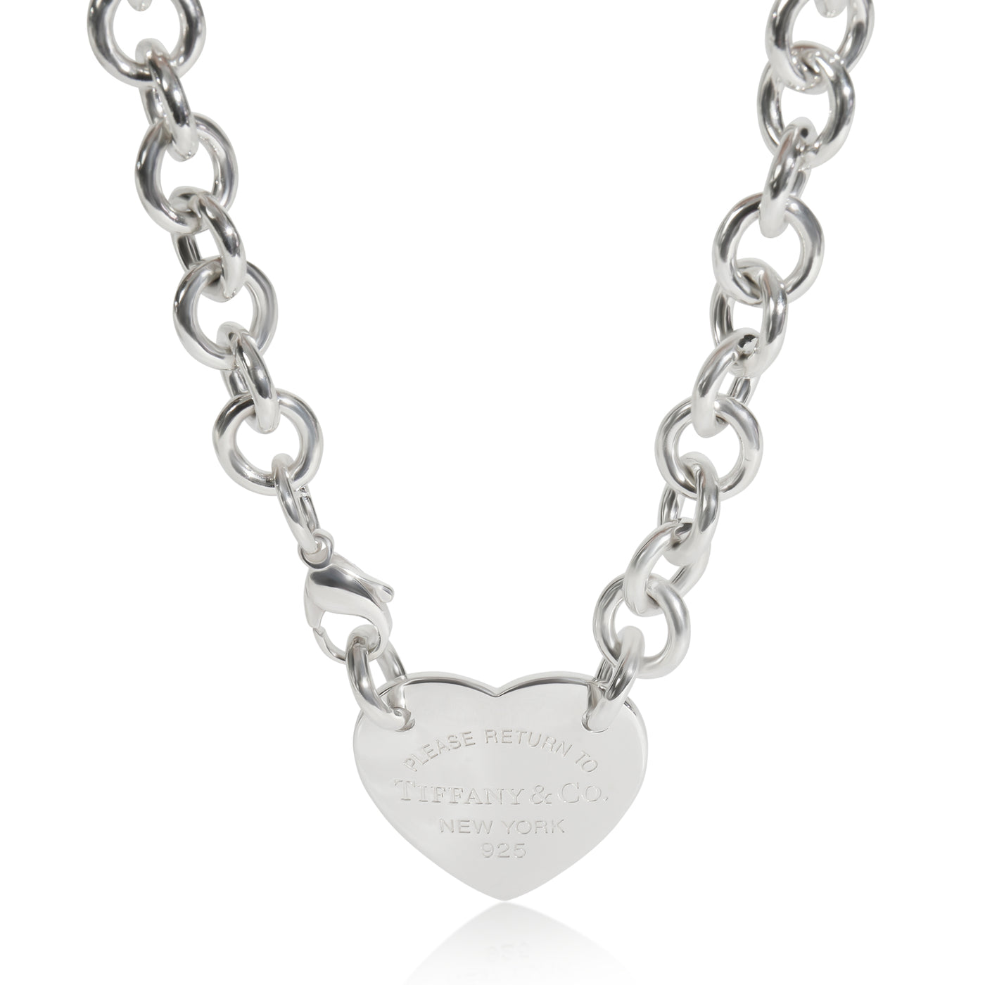 Tiffany & Co. Sterling Silver Return To Necklace 925