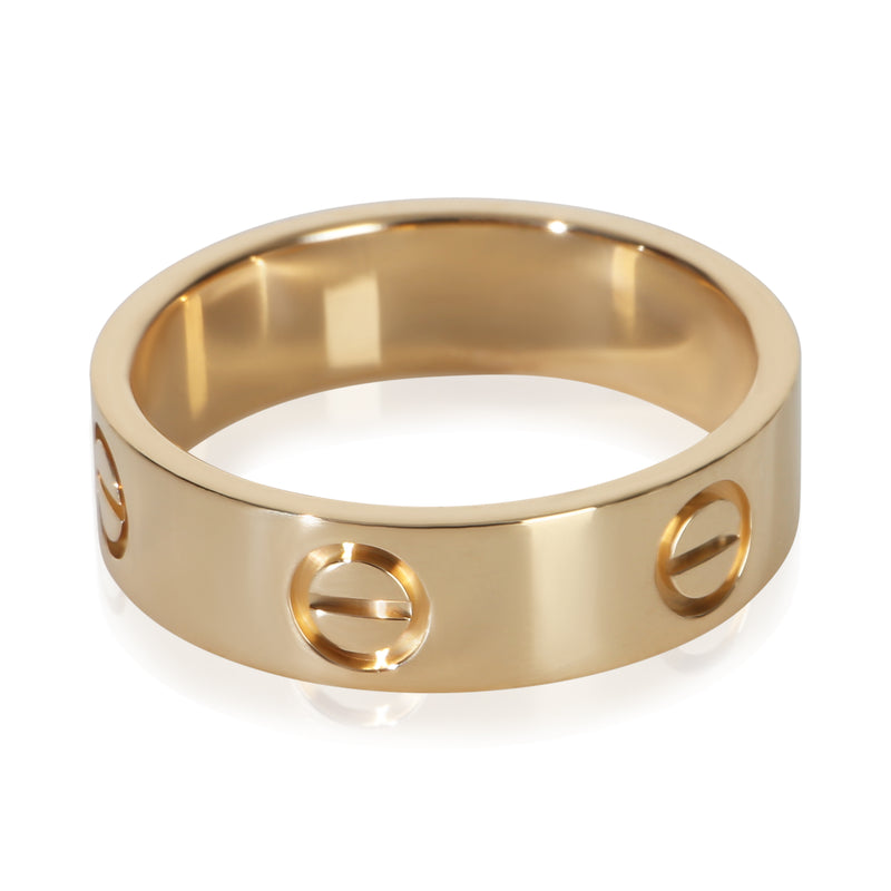 Cartier Yellow Gold Love Ring 18k