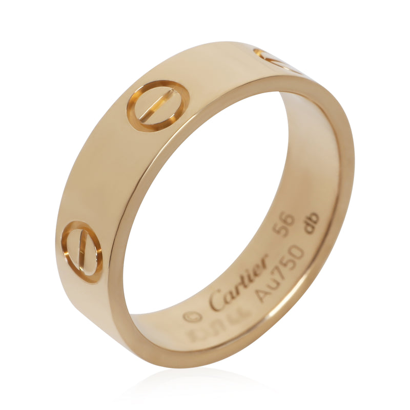 Cartier Yellow Gold Love Ring 18k