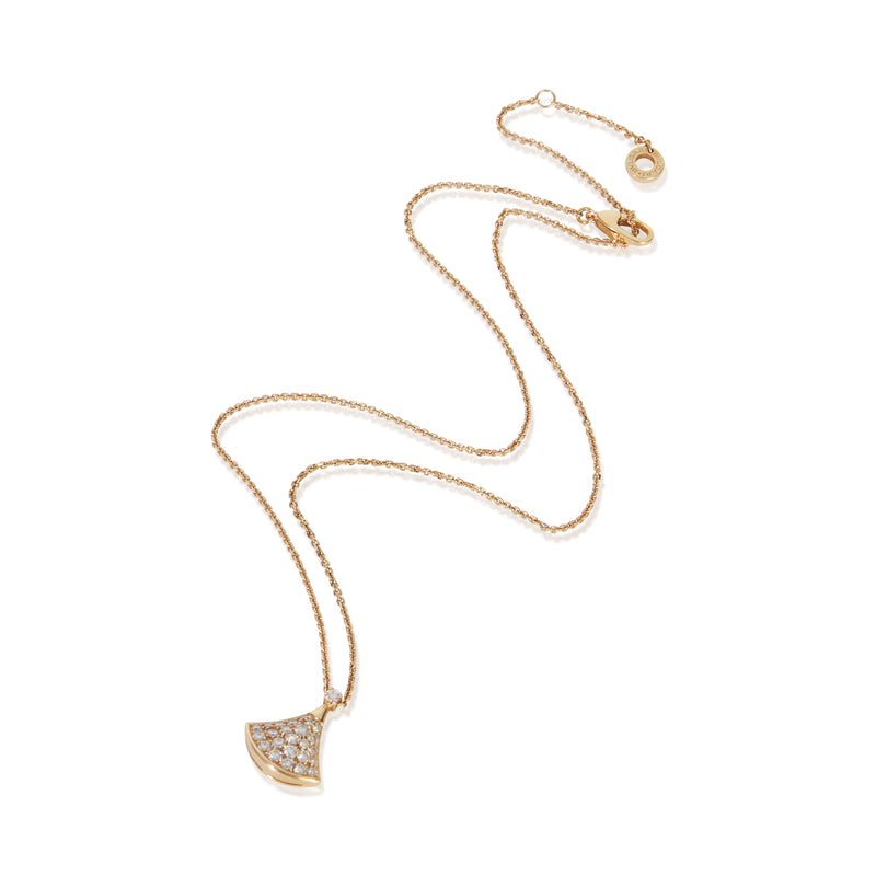 Bvlgari Rose Gold Diamond Divas Dream Pendant 18k
